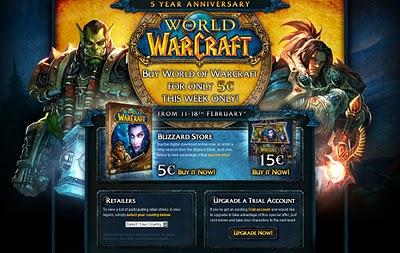 World of Warcraft - Полноценный акаунт за 5 €!
