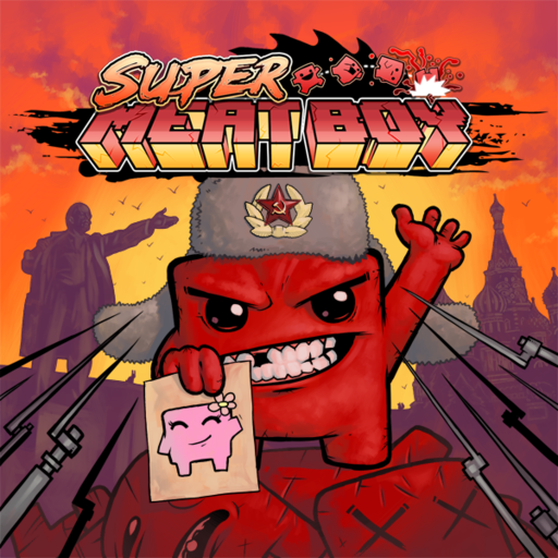 Super Meat Boy - Официальный бокс-арт российского локализованного издания Super Meat Boy (Опрос)